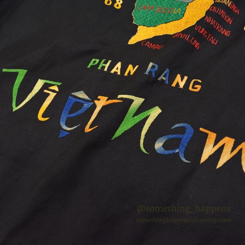 1960's VIETNAM SOUVENIR JACKET ベトジャン 68-69 RAINBOW EMBROIDERY