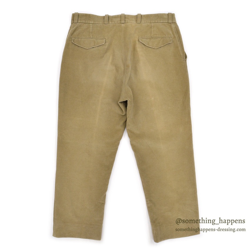 1980's ORVIS MOLESKIN WORK PANTS / UNUSUAL POCKETS W36 確認用