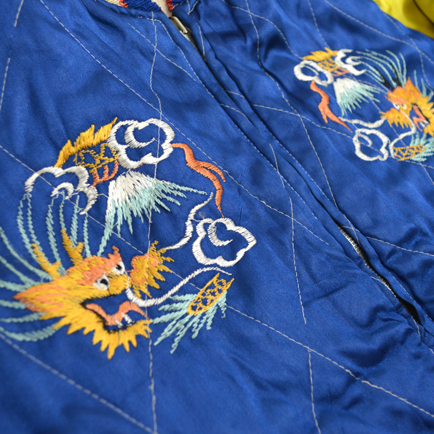 40s 50s スカジャン speed zipper 緑別珍 40s 50s スカジャン speed zipper 緑別珍