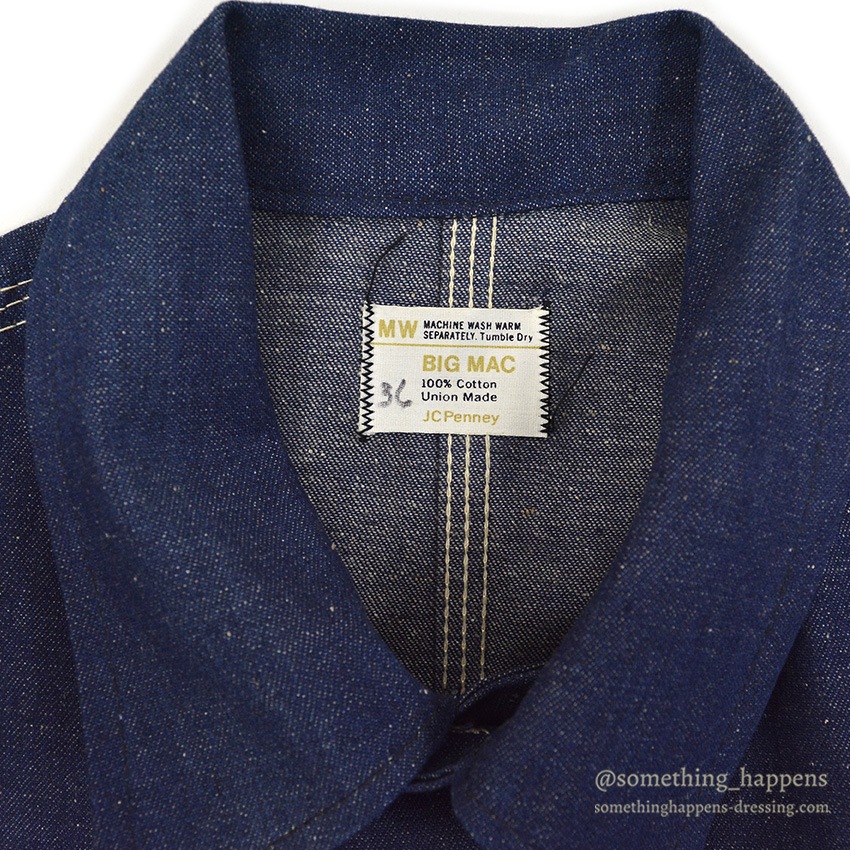 ~1970's DEADSTOCK BIGMAC JC PENNEY DENIM COVERALL ...