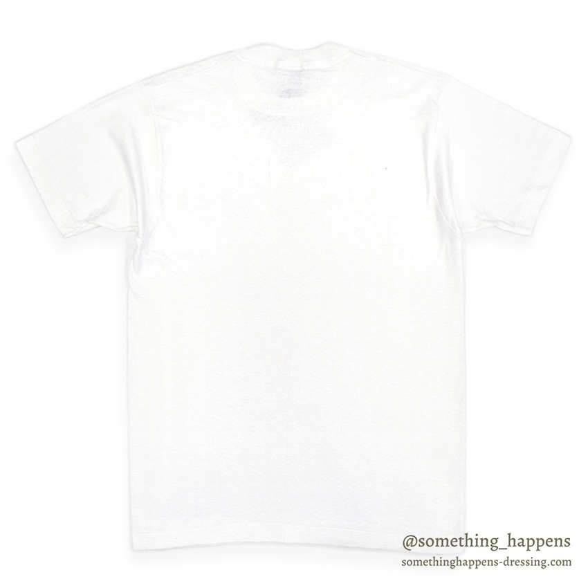 1990's FRUIT OF THE LOOM WHITE BLANK T-SHIRT ... L