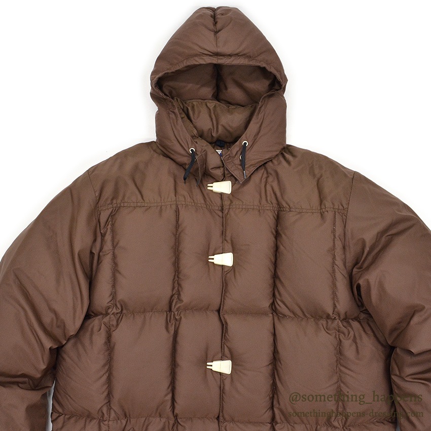 1970's GERRY DOWN SLOPE COAT / BROWN ... X-LARGE