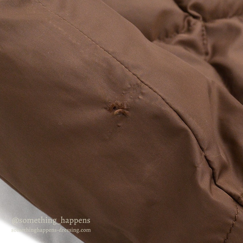 1970's GERRY DOWN SLOPE COAT / BROWN ... X-LARGE