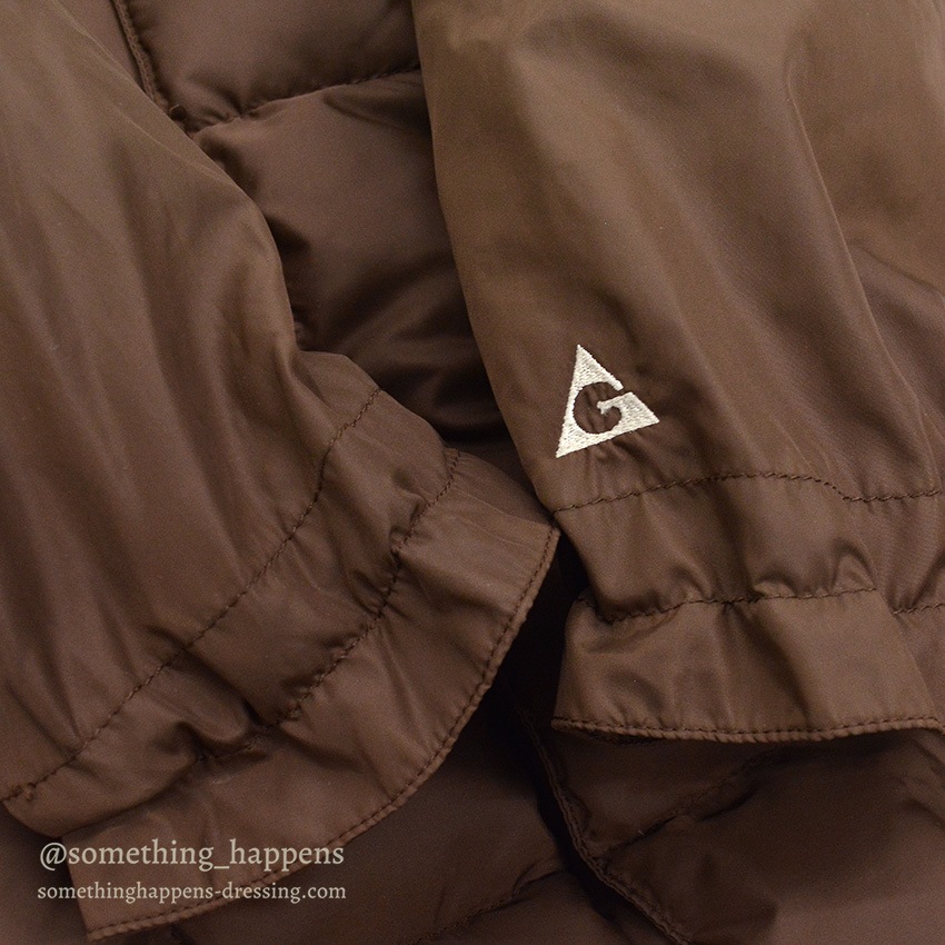 1970's GERRY DOWN SLOPE COAT / BROWN ... X-LARGE