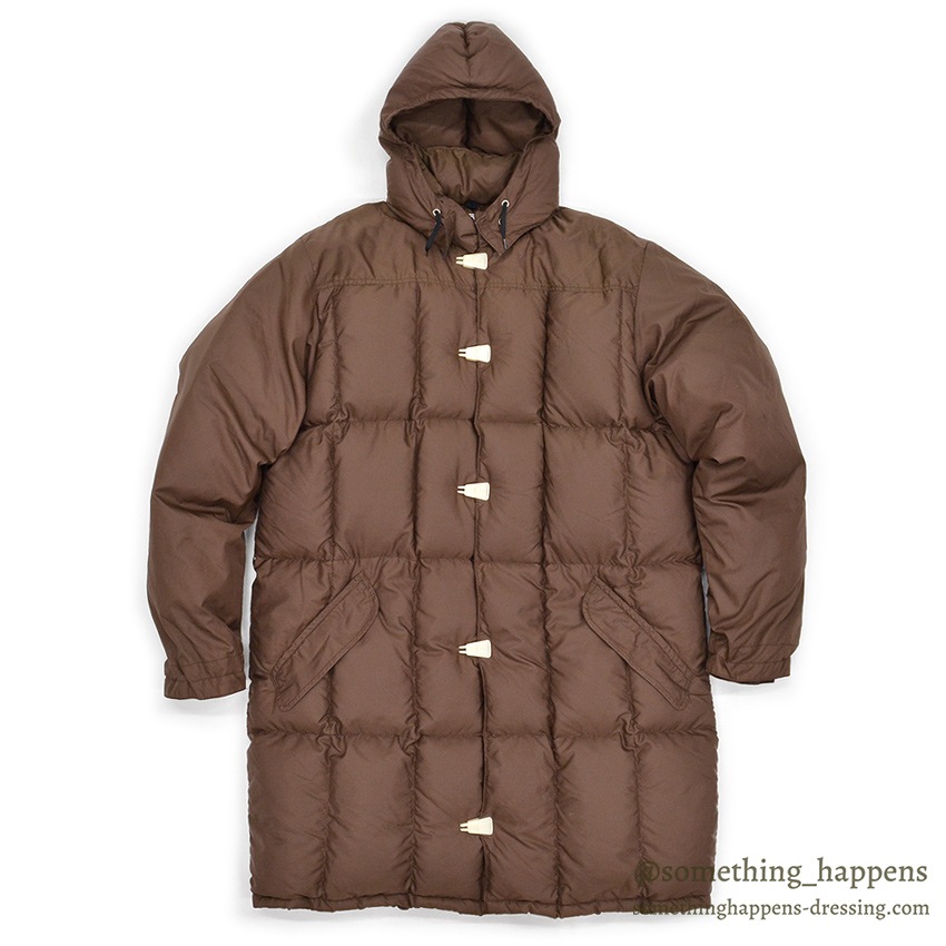 1970's GERRY DOWN SLOPE COAT / BROWN ... X-LARGE