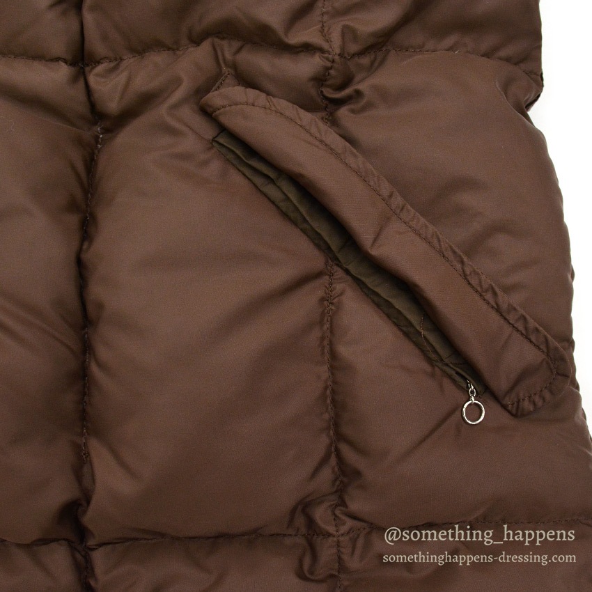 1970's GERRY DOWN SLOPE COAT / BROWN ... X-LARGE