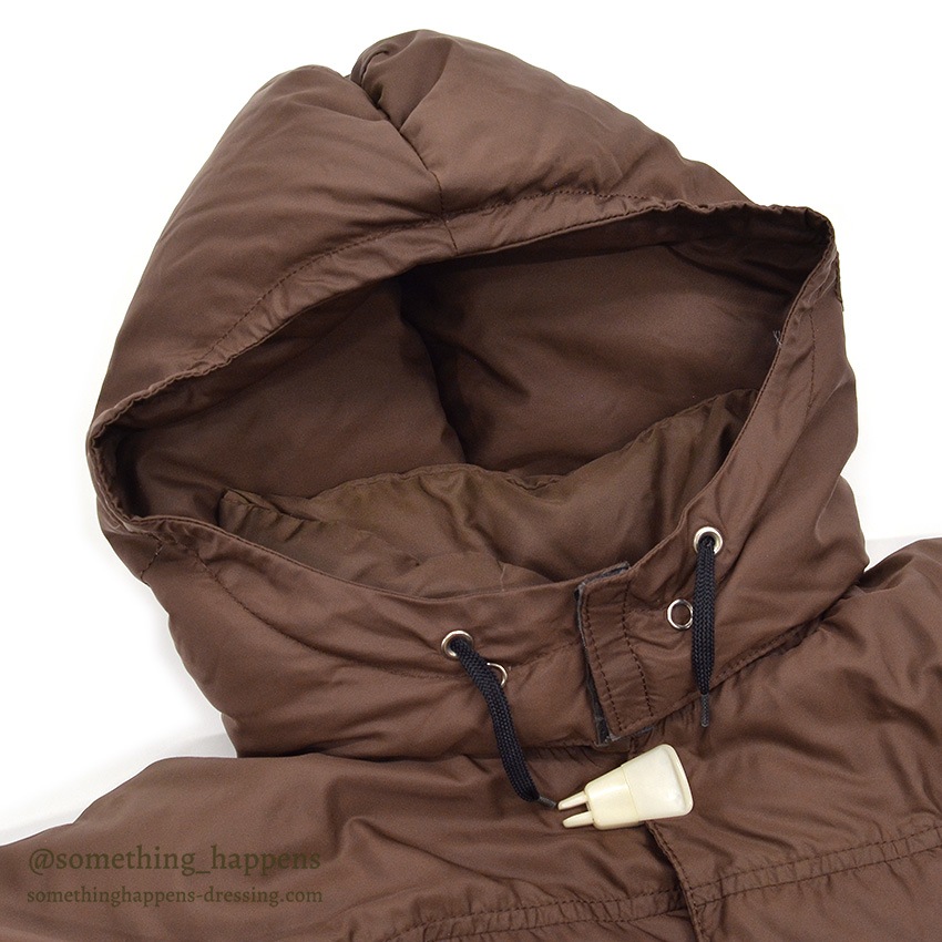 1970's GERRY DOWN SLOPE COAT / BROWN ... X-LARGE