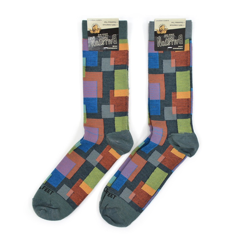 BALLSTON KNIT Merino Wool × Nylon Multi Color Socks 2足セット 確認用 ACCESSORIES SOLD