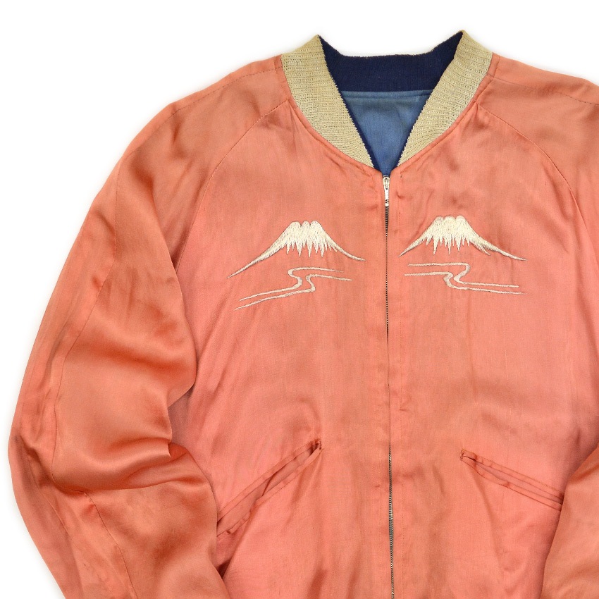 1950's JAPAN SOUVENIR JACKET スカジャン 顔虎 CFSジッパー