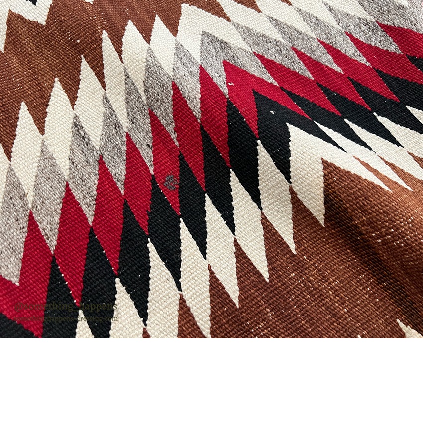 c.1940's NAVAJO RUG ZIGZAG PATTERN RARE ... 149cm/75cm