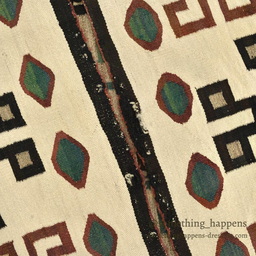 c.1940's NAVAJO RUG DIAMONDS PATTERN ... 136cm/69cm
