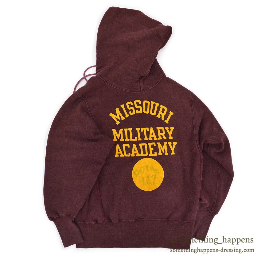 1970's CHAMPION MISSOURI MILITARY ACADEMY REVERSE WEAVE SWEAT