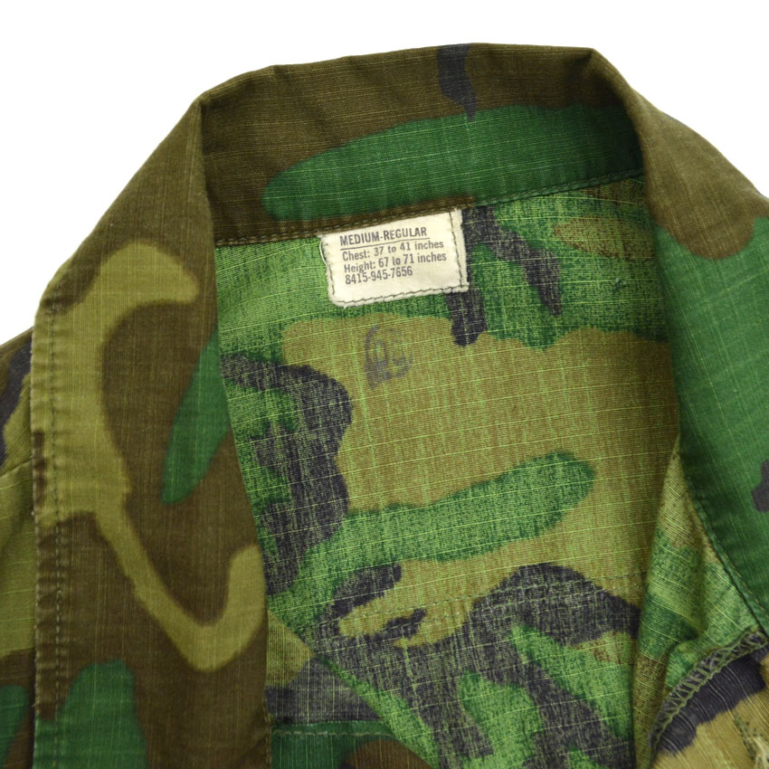 60's U.S.M.C. ERDL ブラウンリーフ ジャングルファティーグ ジャケット ... M-R