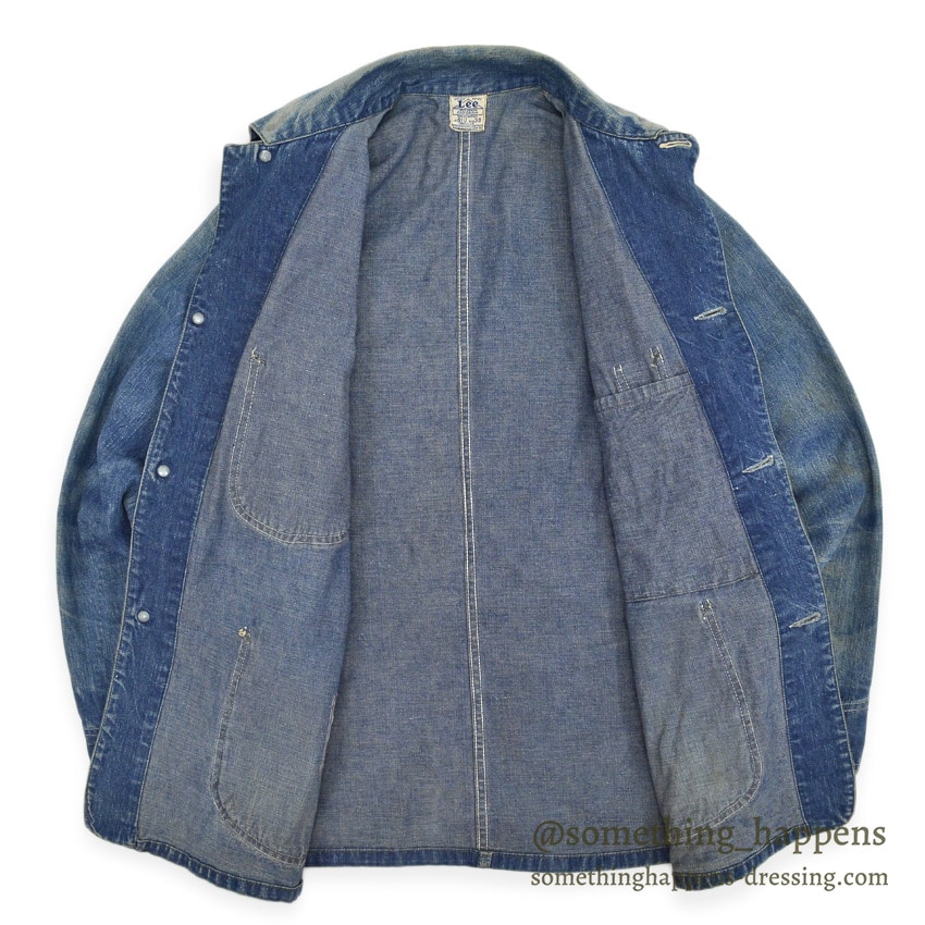 1940's WW2 Lee S91-J DENIM COVERALL  38 | 確認用 JACKET