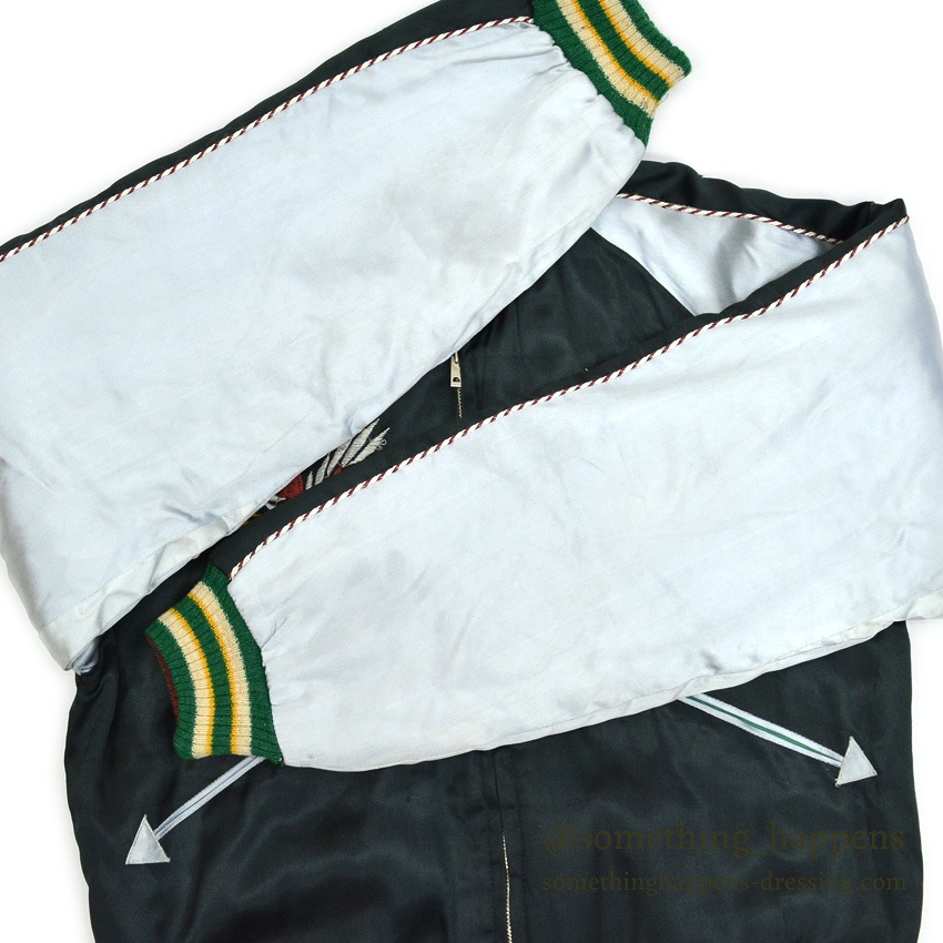 1950's JAPAN SOUVENIR JACKET スカジャン 鷹虎 SPEED ジッパー