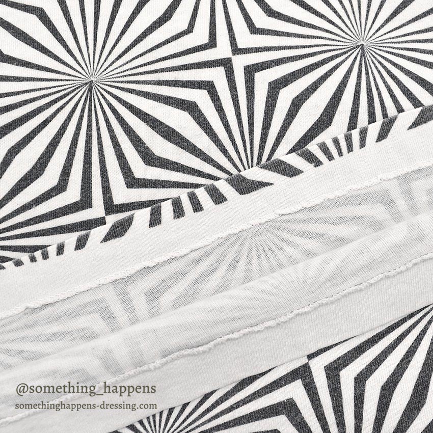 1990's ANDAZIA GEOMETRIC OPTICAL PATTERN ART T-SHIRT ... L