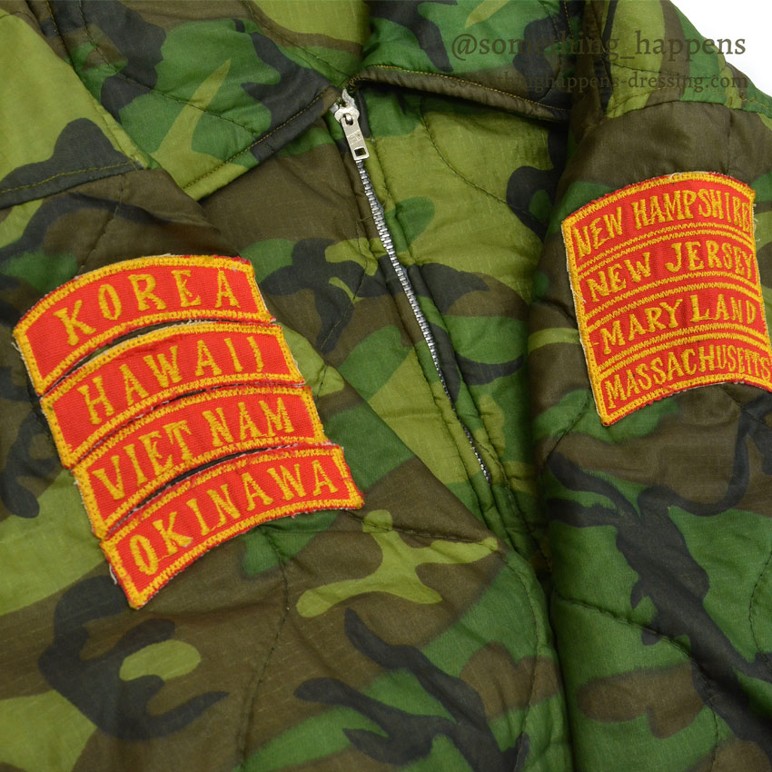 ～1970's OKINAWA SKULL VIETNAM WAR EMBROIDERY TOUR JACKET JACKETS