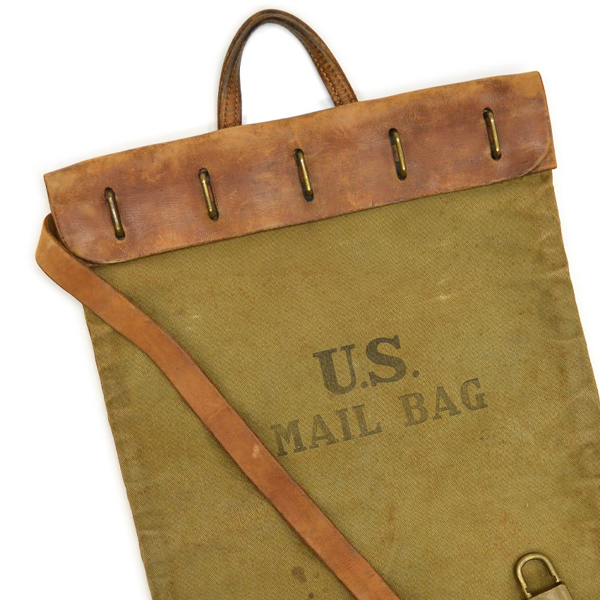 1940's U.S.ARMY WW2 U.S. MAIL BAG 1st TYPE 確認用 ACCESSORIES SOLD