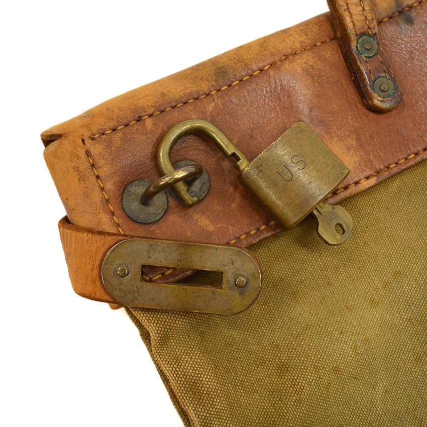 1940's U.S.ARMY WW2 U.S. MAIL BAG 1st TYPE 確認用 ACCESSORIES SOLD