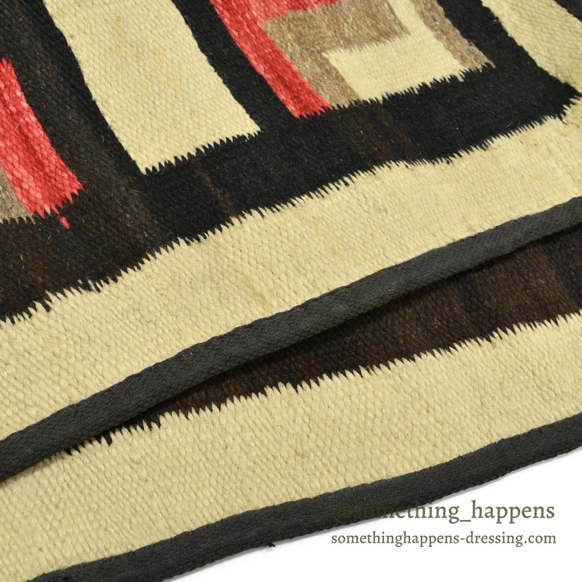 c.1930's NAVAJO RUG CROSS PATTERN 170cm×133cm Home Decor,SOLD SomethingHappens