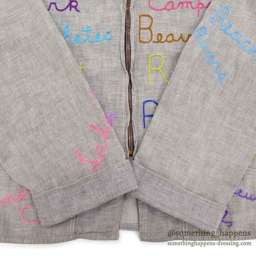 1950's~ CAMPERS TRAIL FULLY EMBROIDERED MEMORIAL JACKET / EXTREMELY RARE ...