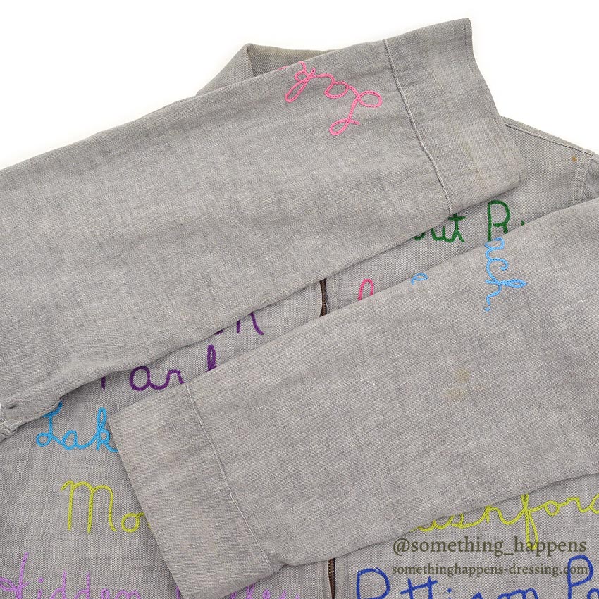 1950's~ CAMPERS TRAIL FULLY EMBROIDERED MEMORIAL JACKET / EXTREMELY RARE ...