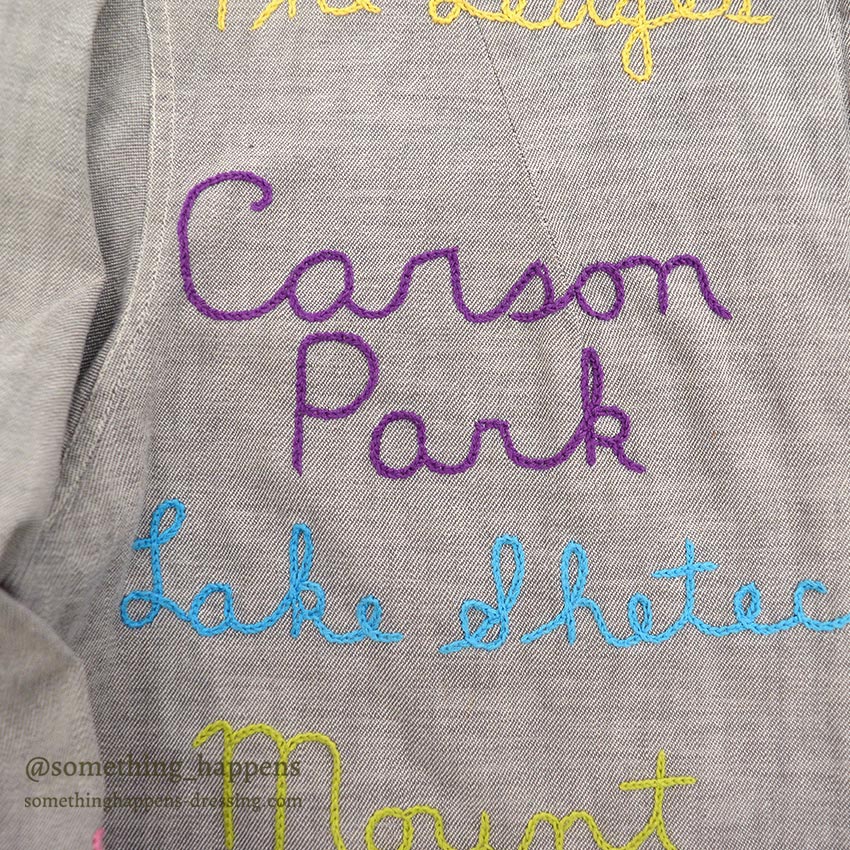 1950's~ CAMPERS TRAIL FULLY EMBROIDERED MEMORIAL JACKET / EXTREMELY RARE ...