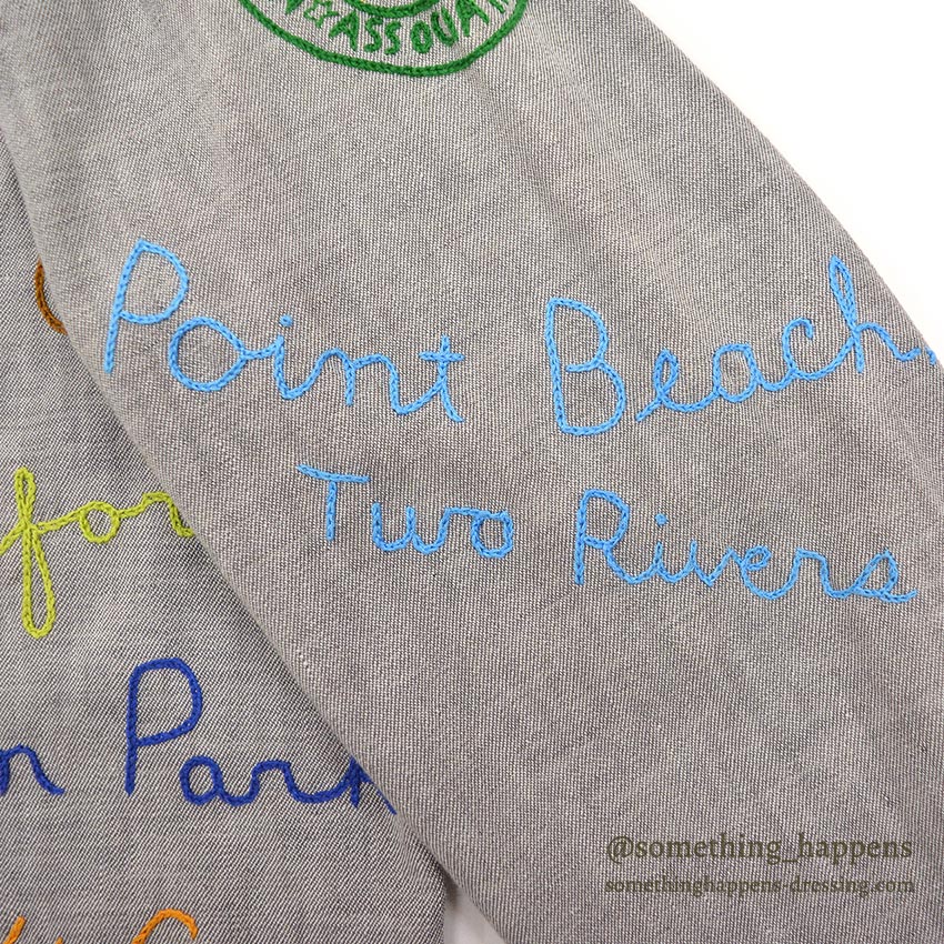 1950's~ CAMPERS TRAIL FULLY EMBROIDERED MEMORIAL JACKET / EXTREMELY RARE ...