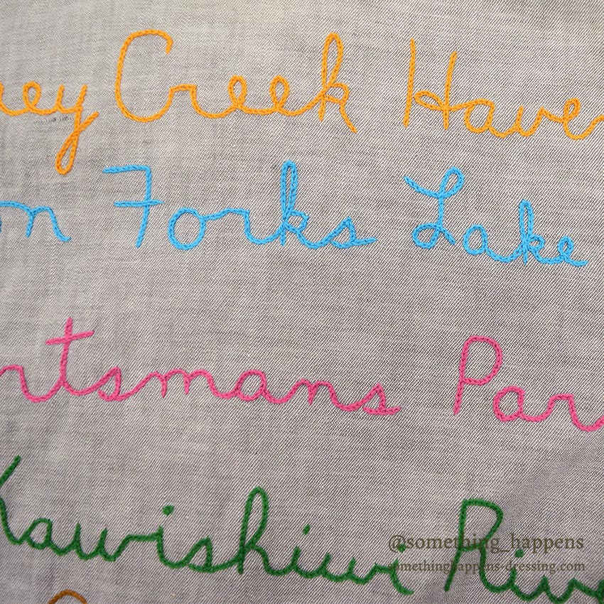 1950's~ CAMPERS TRAIL FULLY EMBROIDERED MEMORIAL JACKET / EXTREMELY RARE ...