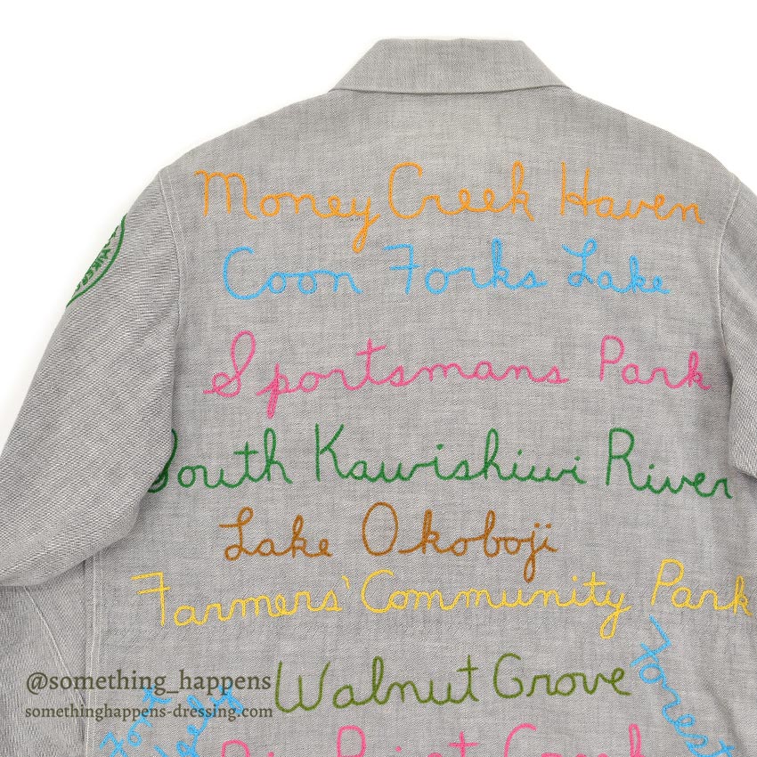 1950's~ CAMPERS TRAIL FULLY EMBROIDERED MEMORIAL JACKET / EXTREMELY RARE ...