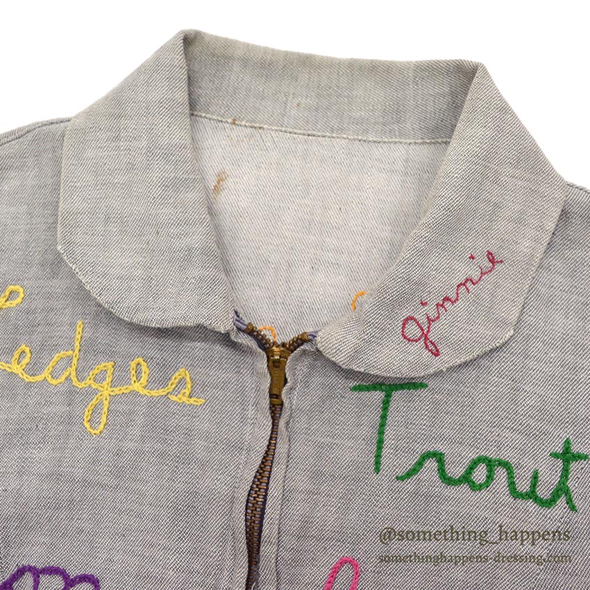 1950's~ CAMPERS TRAIL FULLY EMBROIDERED MEMORIAL JACKET / EXTREMELY RARE ...