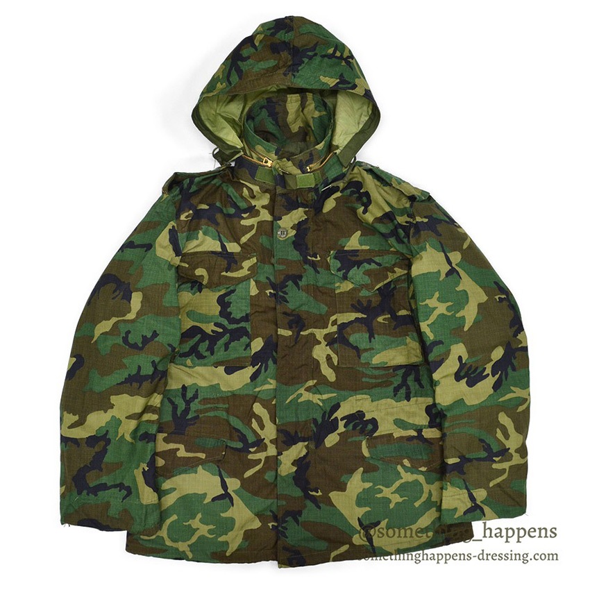1980's DEDSTOCK CIVILIAN M-65 LC-1 LEAF CAMO JACKET / RDF ... M-R