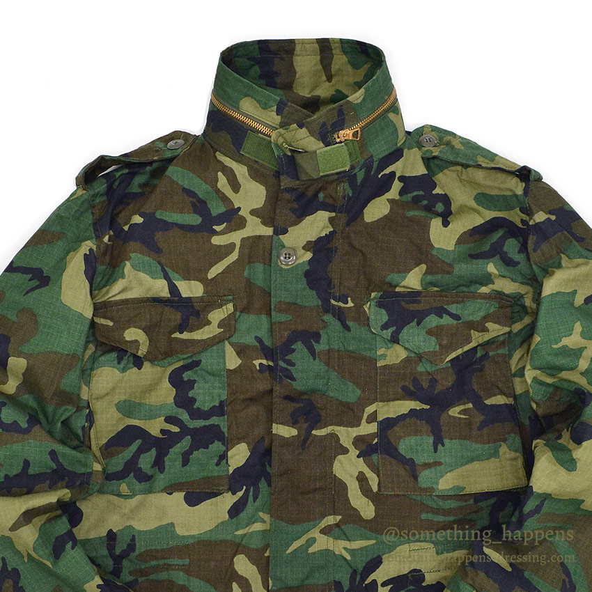 1980's DEDSTOCK CIVILIAN M-65 LC-1 LEAF CAMO JACKET / RDF ... M-R