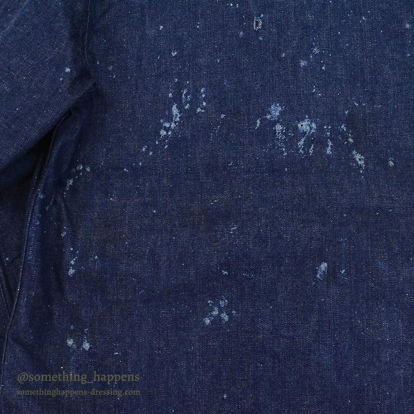 1940's U.S.NAVY WW2 SHAWL COLLAR DENIM JACKET / DARK AND DAMAGED ...
