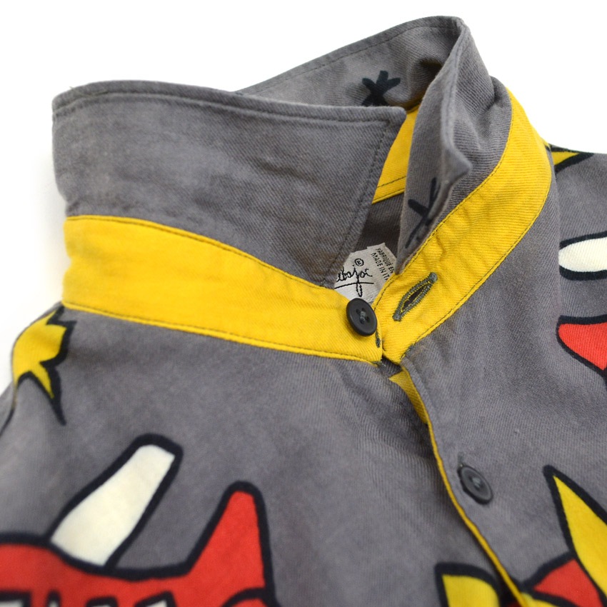1990's Jc de Castelbajac PINK PANTHER SHIRT イタリア製 L 1990's Jc de Castelbajac PINK PANTHER SHIRT イタリア製 L