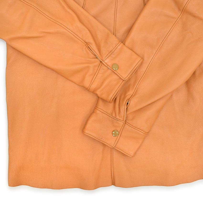 ～1960's MIDWESTERN SPORT TOGS DEERSKIN LEATHER SHIRT ... 38