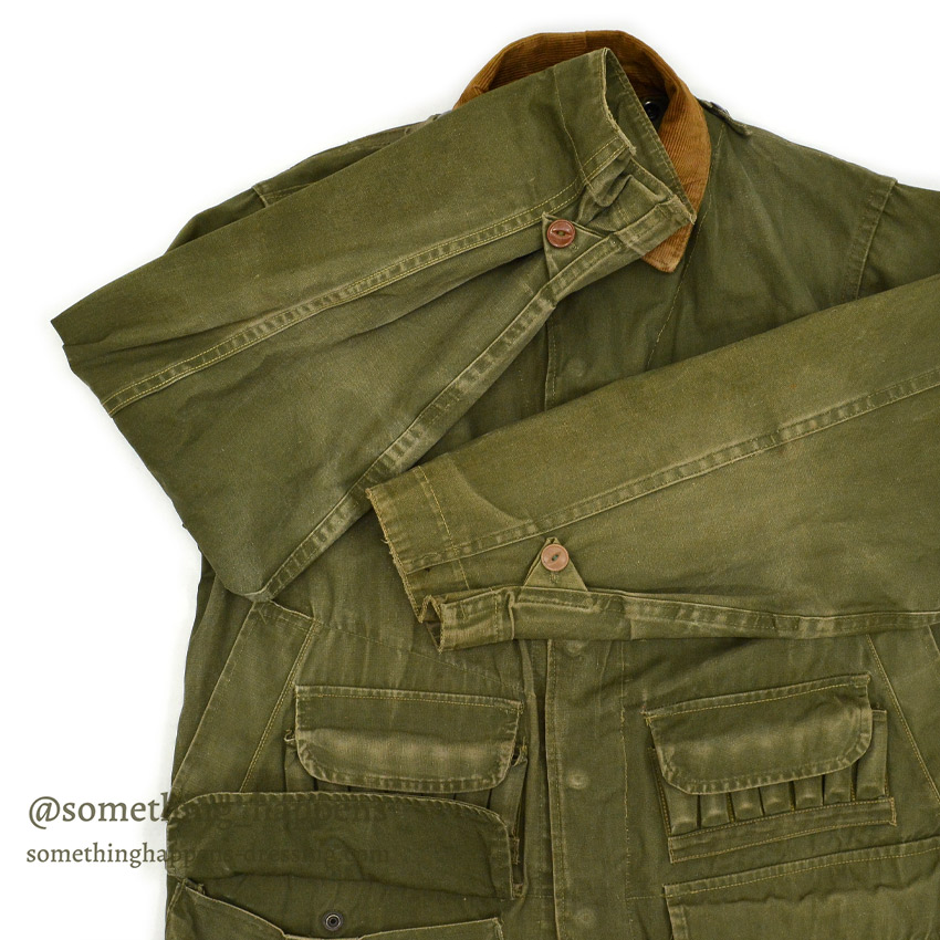 40s Hinson Bodyguard ヴィンテージジャケット 1940's HINSON BODYGUARD OUTDOOR GARMENTS HUNTING COAT  40