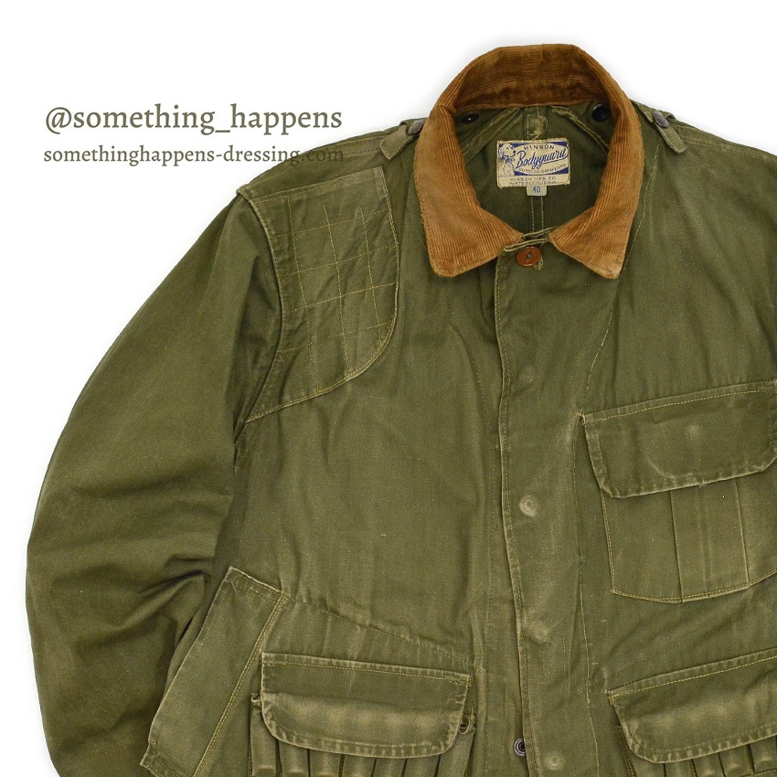 1940's HINSON BODYGUARD OUTDOOR GARMENTS HUNTING COAT  40