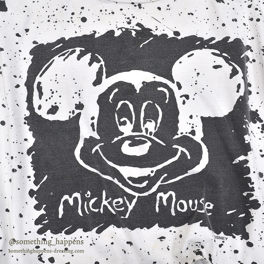 1990's DISNEY MICKEY MOUSE OVER SIZE T-SHIRT / CROPPED ...