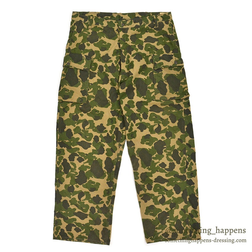 1960's BULLSEYE BILL CAMO COTTON PANTS / TYPE M-43 ... 