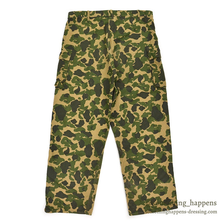 1960's BULLSEYE BILL CAMO COTTON PANTS / TYPE M-43 ... 
