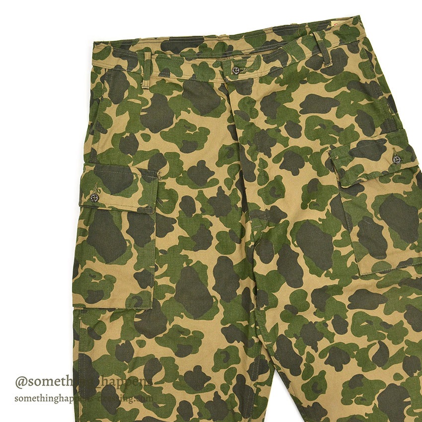 1960's BULLSEYE BILL CAMO COTTON PANTS / TYPE M-43 ... 