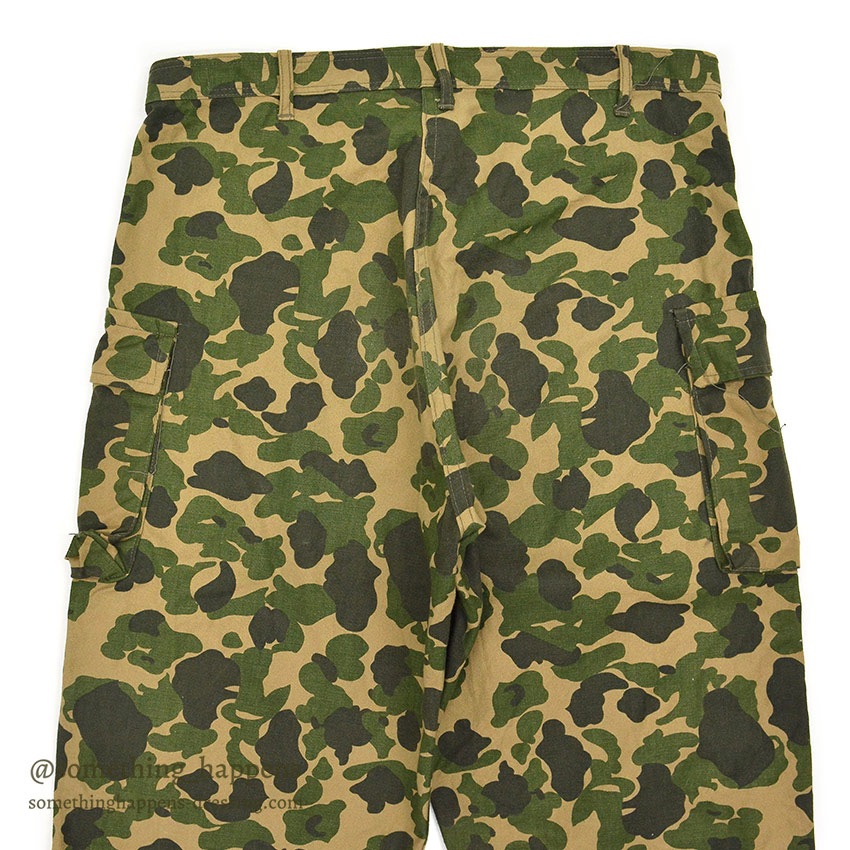 1960's BULLSEYE BILL CAMO COTTON PANTS / TYPE M-43 ... 