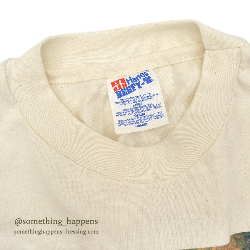 1990's DEADSTOCK HANES エドガー・ドガ 舞台上の二人の踊り子 L/S T-SHIRT ... LARGE