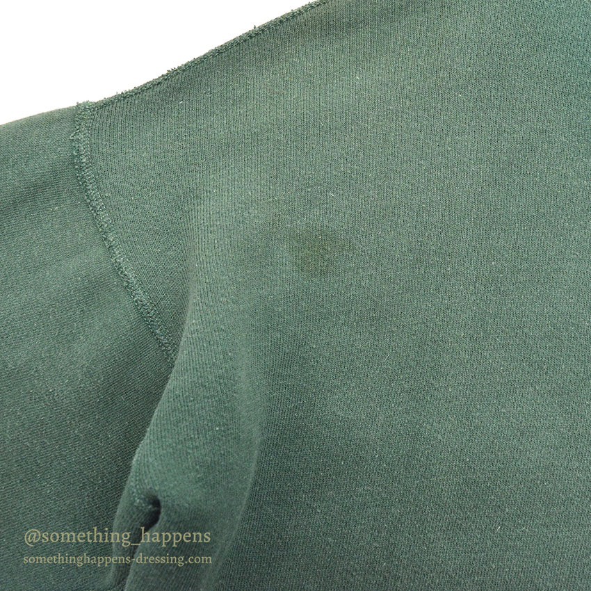 1960's OLD GREEN FADED SWEAT PARKA / BIG SIZE ...