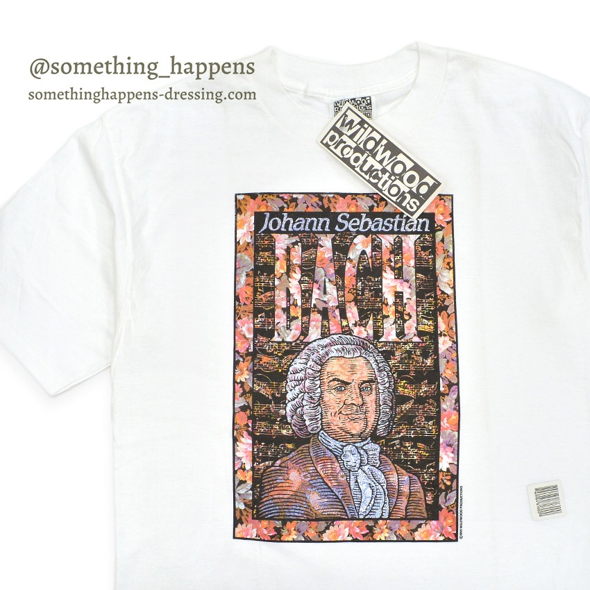 1990's DEADSTOCK WILDWOOD PRODUCTIONS バッハ T-SHIRT  XL | ART