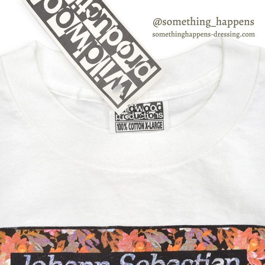 1990's DEADSTOCK WILDWOOD PRODUCTIONS バッハ T-SHIRT  XL | ART