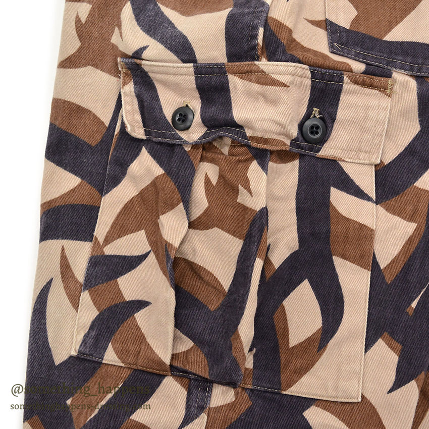 1990's BRIGADE QUARTERMASTERS ASAT CAMO PANTS / THICK COTTON ... M-R