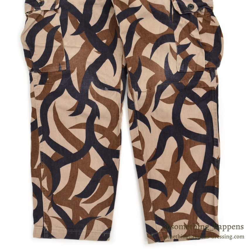 1990's BRIGADE QUARTERMASTERS ASAT CAMO PANTS / THICK COTTON ... M-R