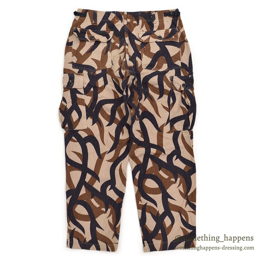 1990's BRIGADE QUARTERMASTERS ASAT CAMO PANTS / THICK COTTON ... M-R